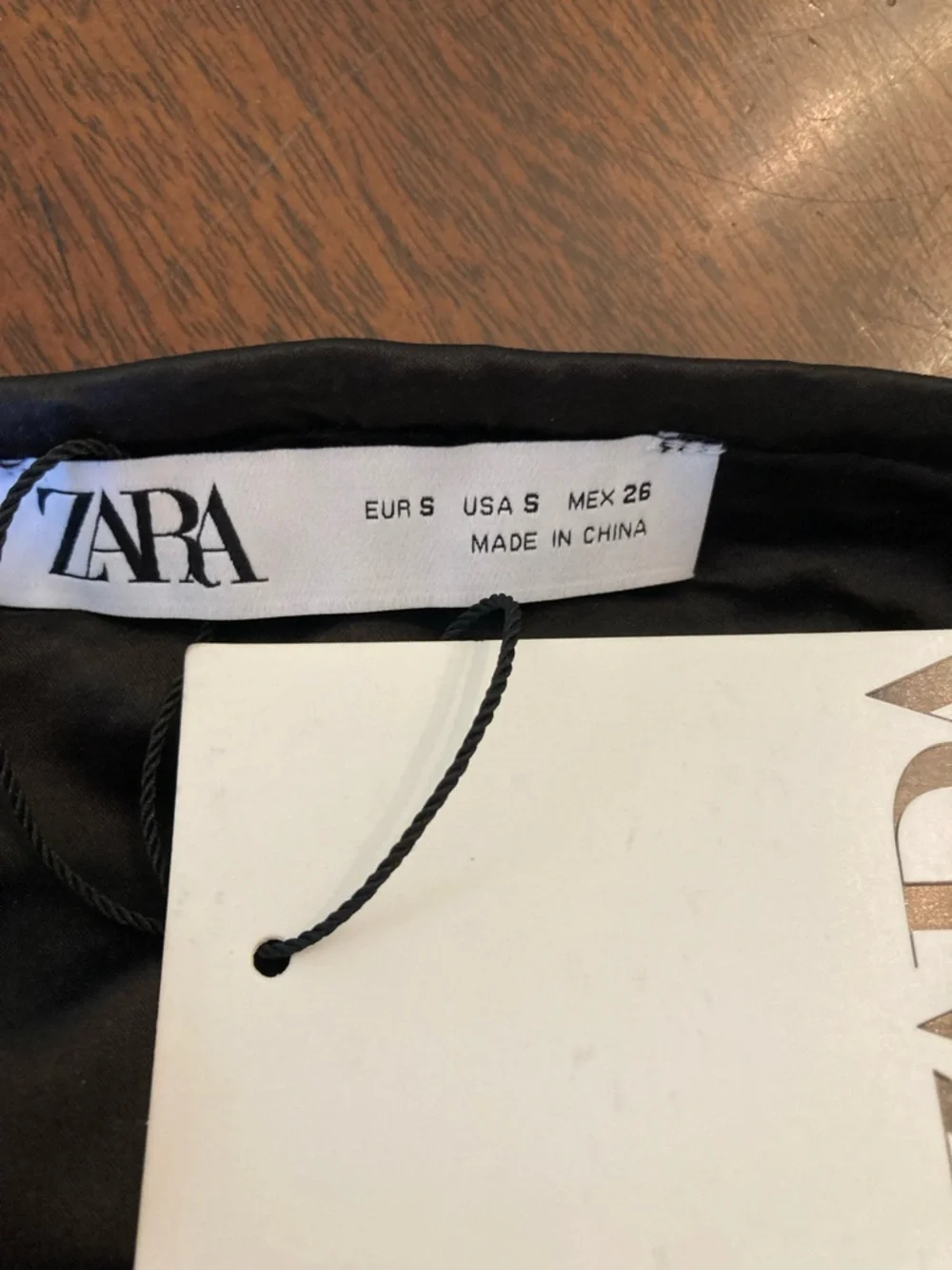 ZARA Gold Black Sequin Mini Skirt NWT - Picture 6 of 9